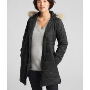 GAP Maternity Longline Puffer Coat Small NEW